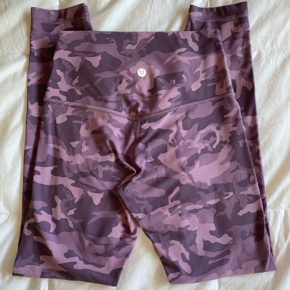 Lululemon Pink Camo Align Leggings 6